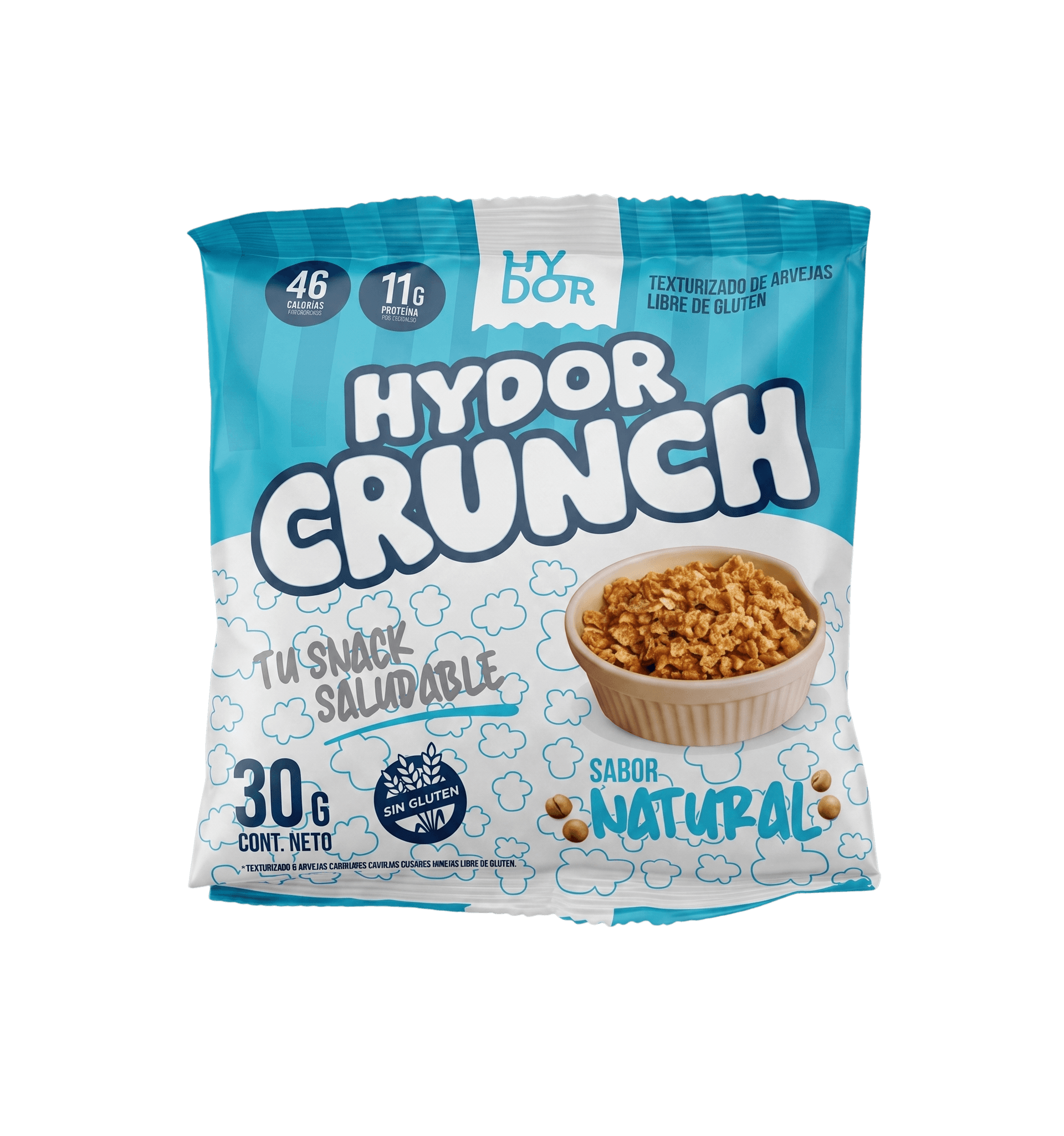 Hydor Crunch topping proteico vegetal sabor natural