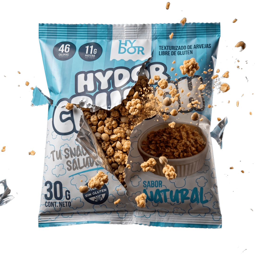 Hydor Crunch — topping proteico sabor natural